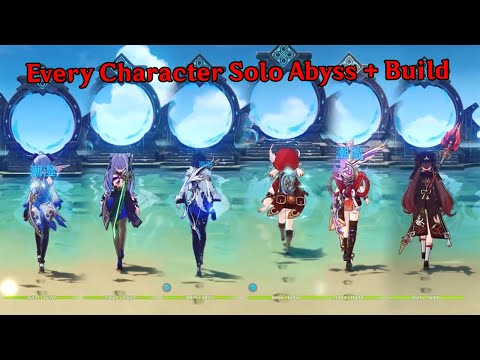 Every Character Solo 3.2 Abyss With Build