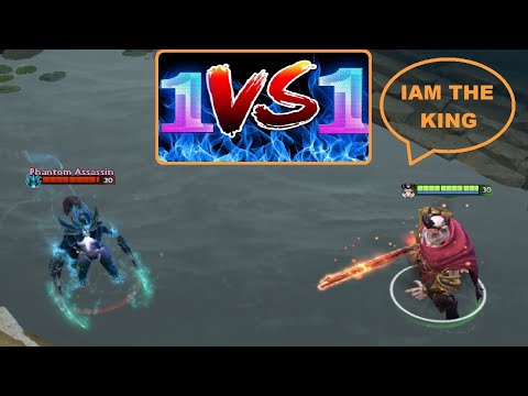 Phantom Assassin VS Wraith King - Level 30 [SAME-ITEMS] WHO WOULD WIN? Dota 2 Funny