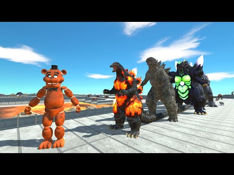 Freddy Fazzbear Lava Death Run - Animal Revolt Battle Simulator