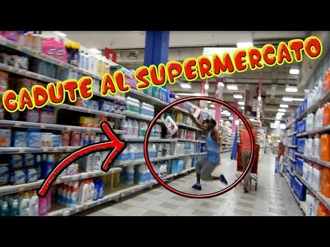 CADUTE AL SUPERMERCATO! ESPERIMENTO SOCIALE! w/oppong