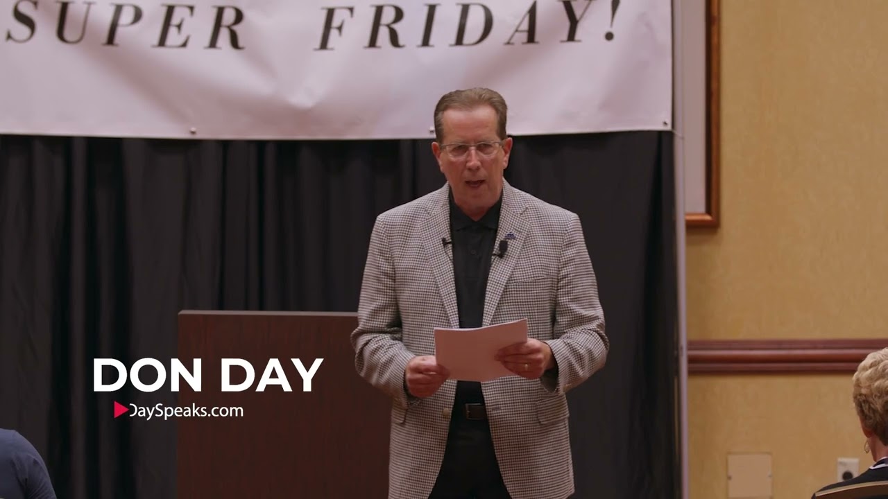 Promotional video thumbnail 16 for Don Day Speaks