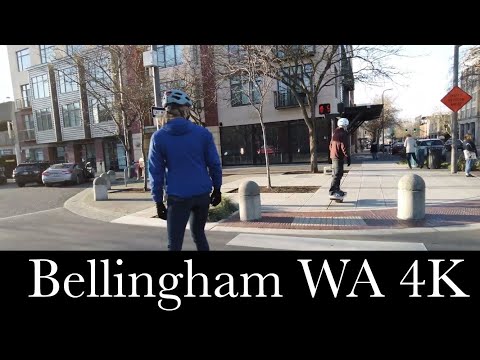 Bellingham Wa🇺🇸 Downtown 4K Walk Video 2021 Winter)