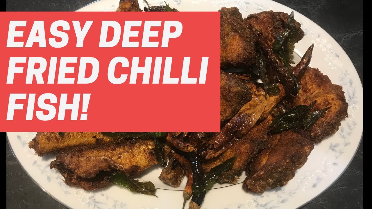 How to make DEEP FRIED CHILLI FISH