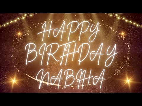 Happy Birthday Nabiha 🎉 | A Special Wish Just for You! | Let's Celebrate! 🎂