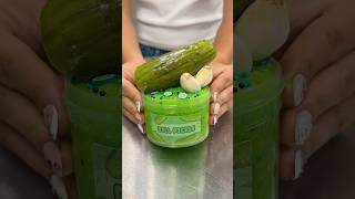 Making A PICKLED-THEMED Slime! 🥒
