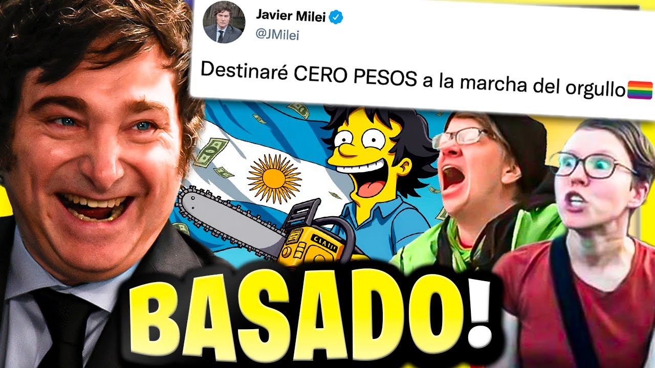 Javier Milei destinará CERO PESOS a la marcha del Orgullo LGBT 🤣