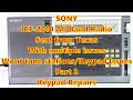 A Sony ICF 2010 With Previous Repair Attempts Can It Be Saved Part 2 Of The Keypad Repair