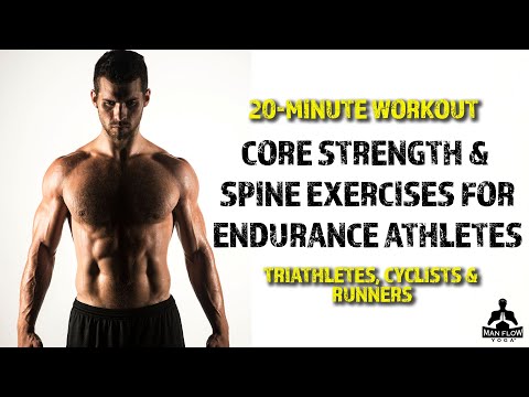 20-min Workout | Core Strength & Spine Exercises for Triathletes, Runners & Cyclists