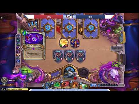 Saturdays are for the Boys Hearthstone WR1 - Vixy vs Bin