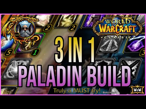 3 in 1 Paladin Build - Never Wait For a Party Anymore! | Classic WoW
