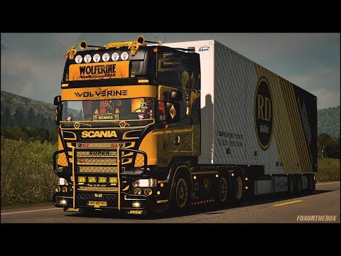 V8K R520 Wolverine Scania 1.31 | Euro Truck Simulator 2 (ETS2 1.31)