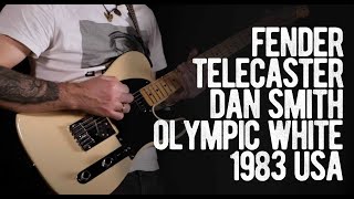 Video thumbnail for Fender Telecaster Dan Smith Olympic White 1983 USA by Loud Lemon Demo