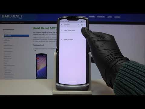 How to Change Language in MOTOROLA Razr 5G – Find System Language