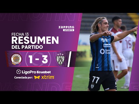Vinotinto 1 - 3 Independiente del Valle / Fecha 13 / LigaPro Ecuabet conectada por Xtrim