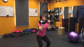 Dumbbell Thruster