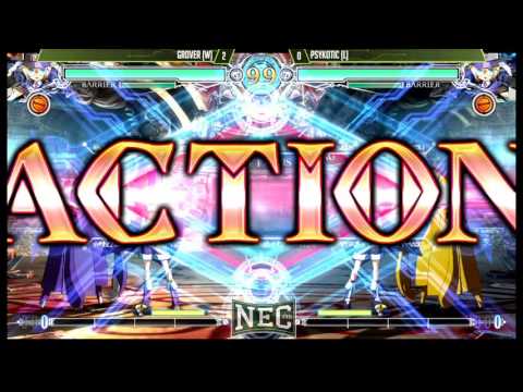 NEC 17 BlazBlue Central Fiction Grand Finals Grover vs Psykotic