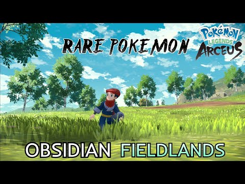 All Rare Pokemon in Obsidian Fieldlands - Pokemon Legends Arceus