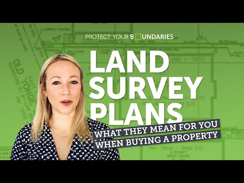 Land Survey Plans: What they mean for you when buying a property.