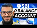 SBI Zero Balance Account Opening Online SBI Account Opening Online