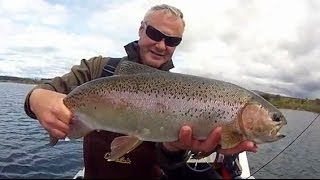 preview picture of video '** Rapala Spin Fishing New Zealand Lakes - North Island TROUT Action! **'