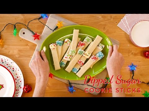 How To Make Dipped Sugar Cookie Sticks