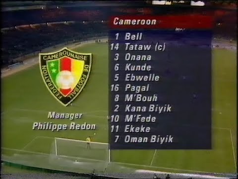 1990/91 - England v Cameroon (Friendly International - 6.2.91)