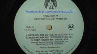 Detroit&#39;s Most Wanted - Keep Holdin&#39; On (Instrumental) (1993)