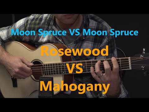 Moon Spruce is good | Rosewood vs Mahogany Moon Spruce Top | Larrivee P-03 Parlor