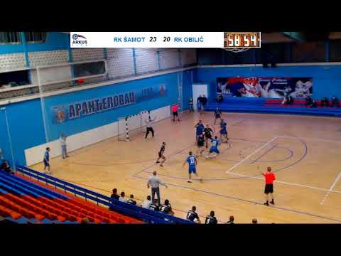 ARKUS liga 3. kolo / RK Šamot 65 - RK Obilić