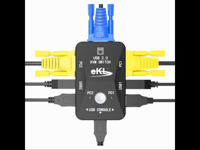 Vídeo relacionado con StarTech.com Cable KVM de 3m Ultra Delgado Todo en Uno VGA USB HD15 - 10ft Pies 2 en 1