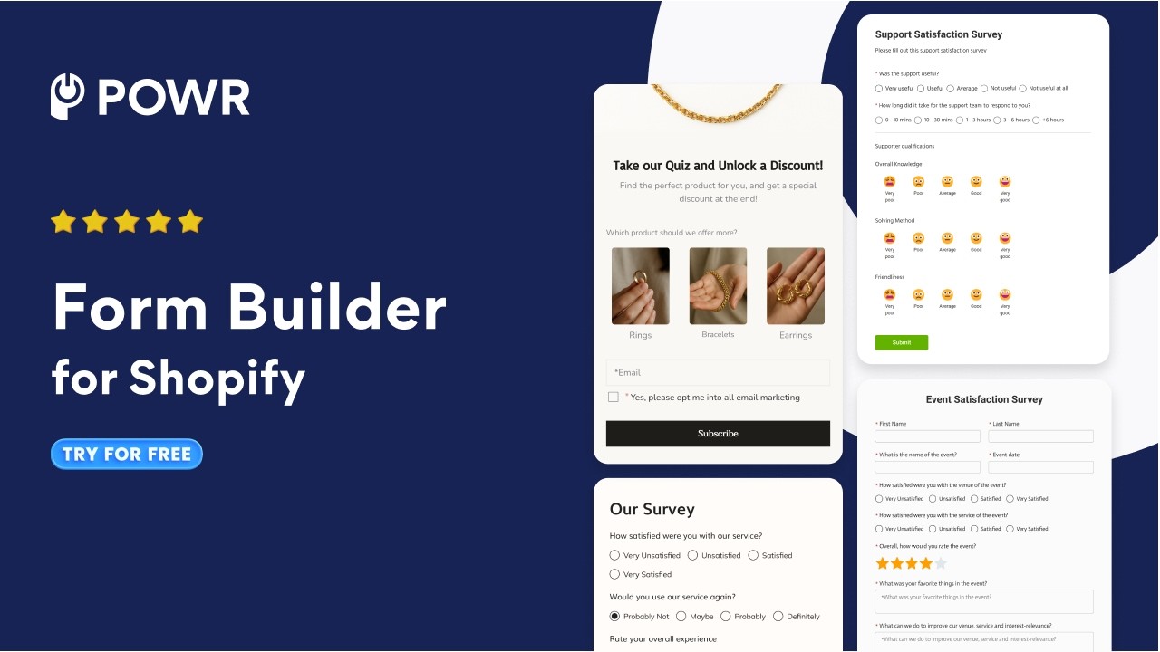 POWR Contact Form Builder Demo