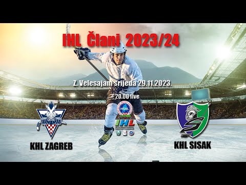 IHL ČLANI 2023_24 KHL ZAGREB VS KHL SISAK