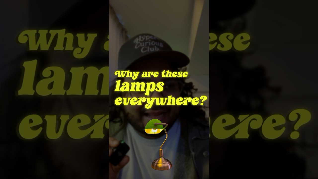 Why are these green lamps in so many movies and tv shows??🎥🍿🎬