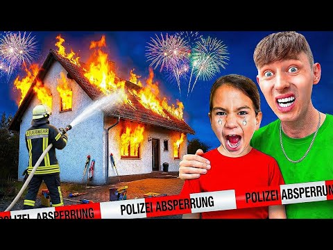 LITTLE BOY'S HOUSE BURSTS DUE TO NEW YEAR'S EVE ROCKET!😱