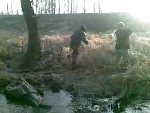 juchas ninja w nieudanym skoku