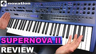 Video thumbnail for NOVATION SUPERNOVA 2 -  Review, Sounds & Demo | Digital Synthesizer by synth4ever