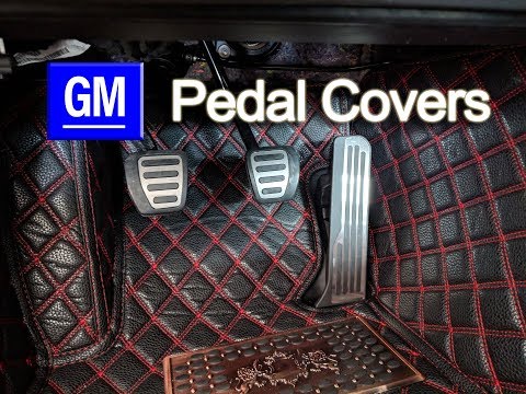 2018 Chevrolet Camaro GM Pedal Covers Kit Install