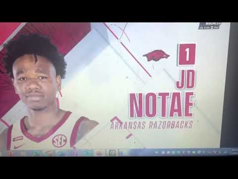 Round of 64: Vermont vs Arkansas Intro on TNT