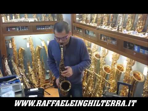 Rosario Giuliani prova sax alto Selmer Super Balanced 37222   Raffaele Inghilterra strumenti musical