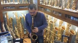 Rosario Giuliani prova sax alto Selmer Super Balanced 37222   Raffaele Inghilterra strumenti musical