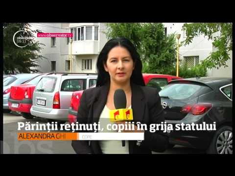 Doi părinţi au fost reţinuţi, iar cei patru fii ai lor au ajuns la Protecţia Copilului