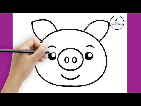 Comment dessiner un cochon facilement