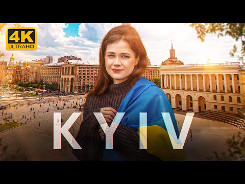 Kyiv, UKRAINE in 4K - Relaxation Music.