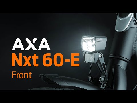 The AXA Nxt - Is a 60 lux E-bike front light for a 6-12V E-bike battery