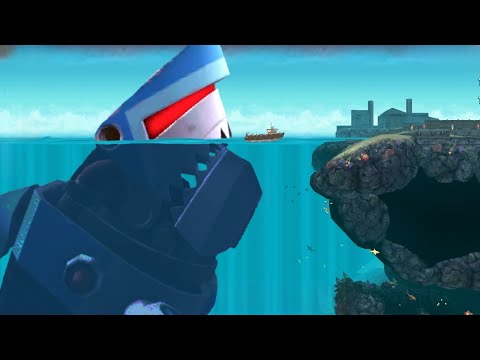 NEW GIANT MONSTER ROBO SHARK GAMEPLAY! - Hungry Shark Evolution
