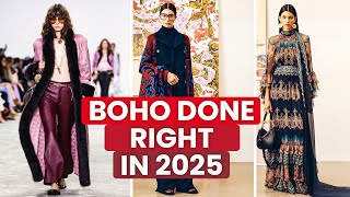 Boho Chic Over 50: 4 Styling Secrets For Effortless Elegance in Fall 2025