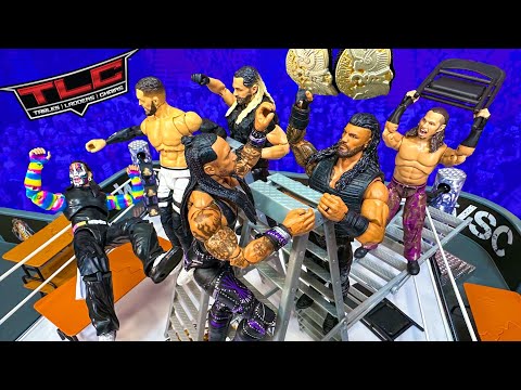 Hardy Boyz vs The Shield vs Judgment Day - TLC Action Figure Match!