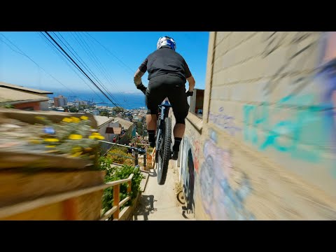 Chasing MTB Riders with Racing Drones