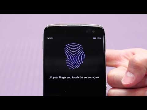 How to setup the Fingerprint Scanner on the IDOL 4S with Windows 10