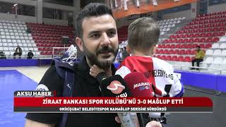 Onikişubat Belediyespor’dan Net Galibiyet! Ziraat Bankası’nı 3-0 Mağlu